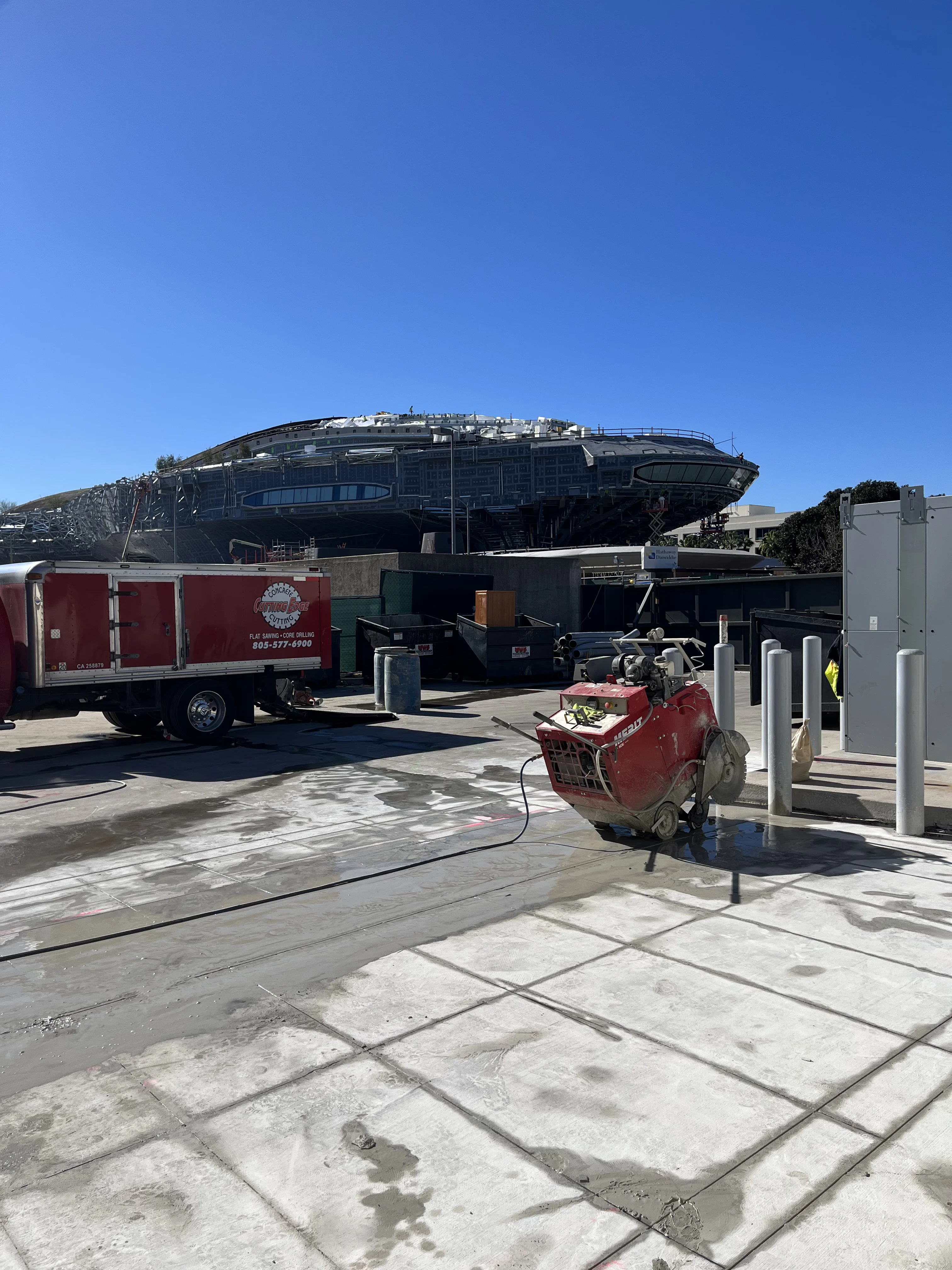 Cutting Edge Concrete Cutting team at work